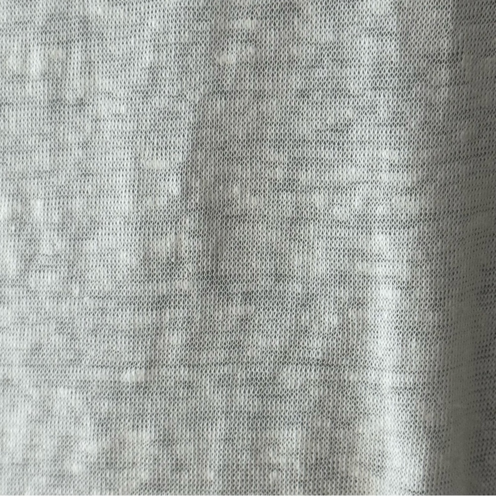 CURRENT/ELLIOTT “The Cosmos Tee” 100% Linen Flutter Sleeve Knit Top W/Tag 4/XL - Picture 7 of 14